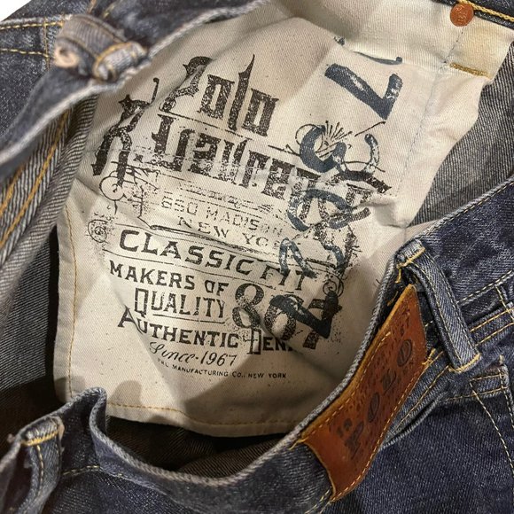 Ralph Lauren Polo Authentic Jeans Classic Fit Size 35 Like New Condition - Picture 7 of 10